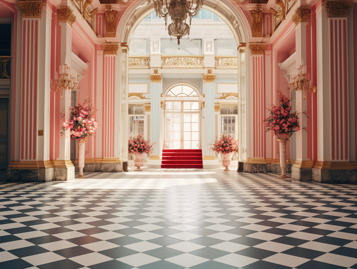 AI generated: Midjourney prompt: disposable photography of UK palace, dreamy mood, (Midjourney - Architecture)