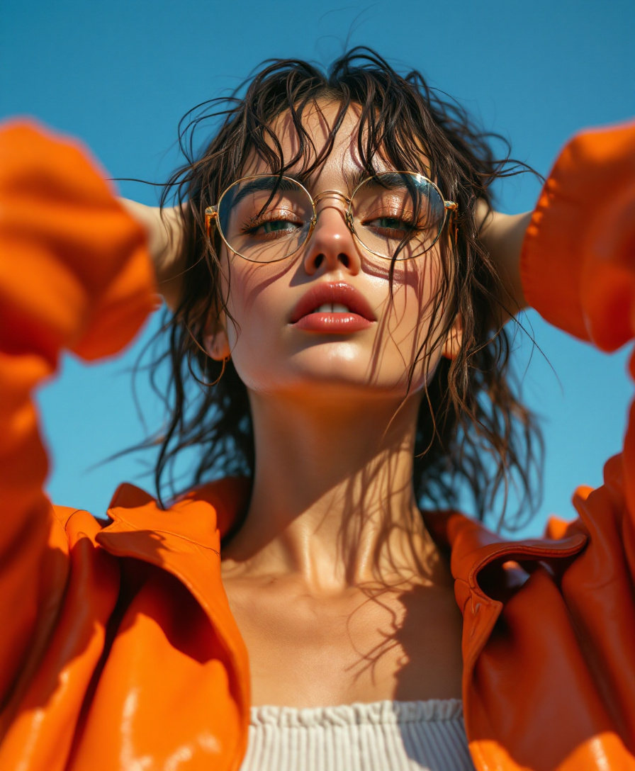 AI generated: FLUX prompt: A stunning, angelic-faced 22-year-old woman inspir... (FLUX - Fashion)