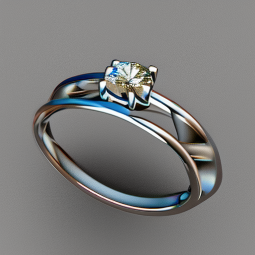 Stable Diffusion prompt: —iw 60 engagement ring biophil...