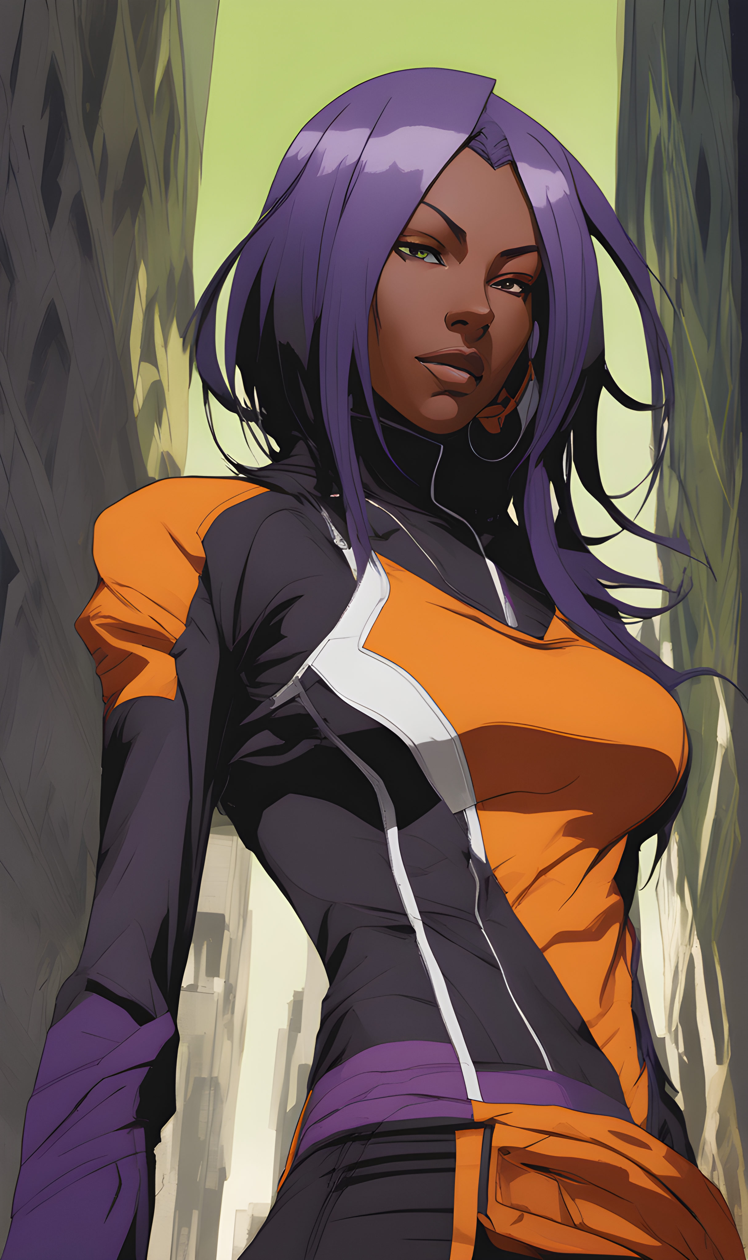 DreamShaper Prompt Bleach Anime Character Yoruichi Shiho DreamShaper Prompt Bleach Anime Character Yoruichi Shiho