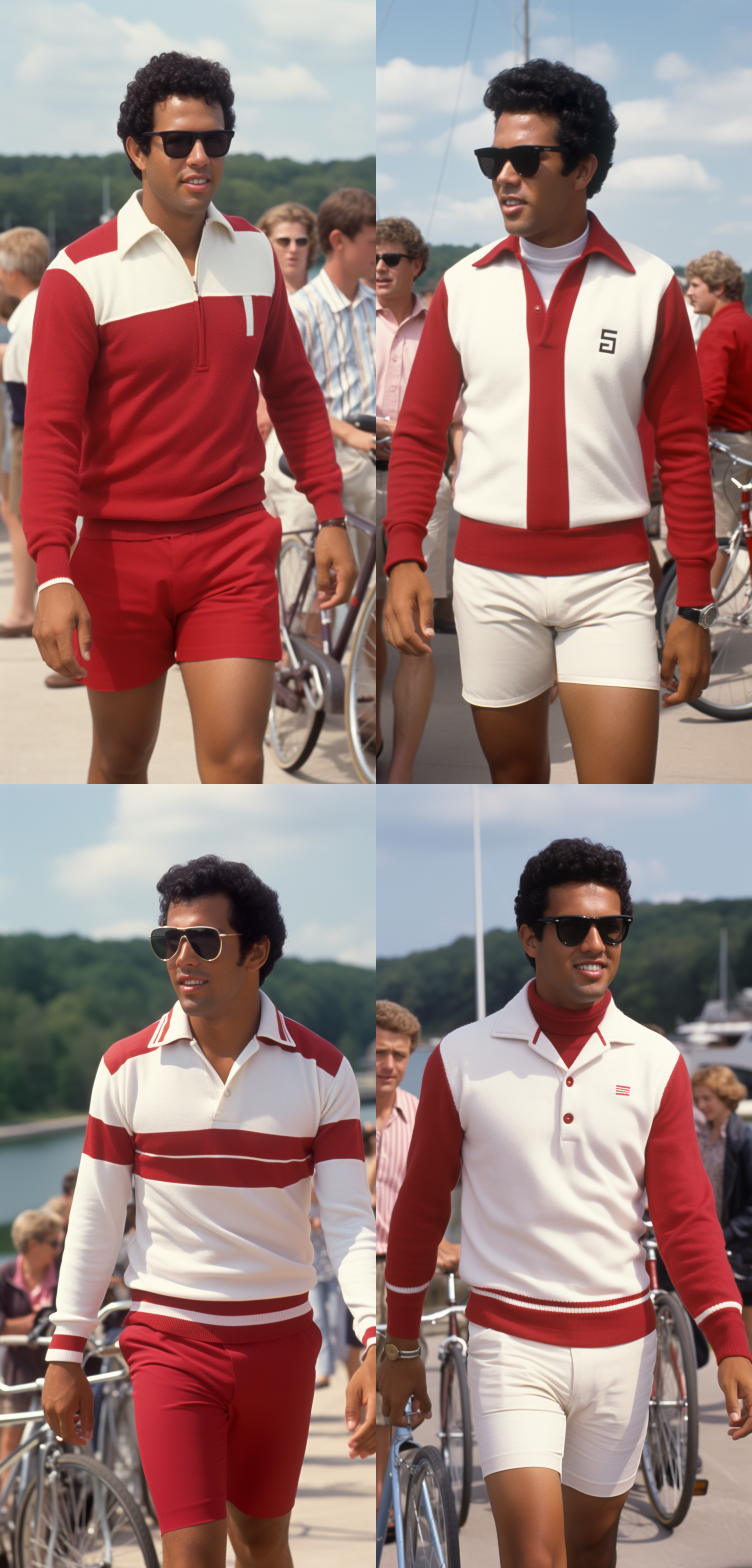 AI generated: Midjourney prompt: vintage photo of a handsome black man wearing whit... (Midjourney - Fashion)