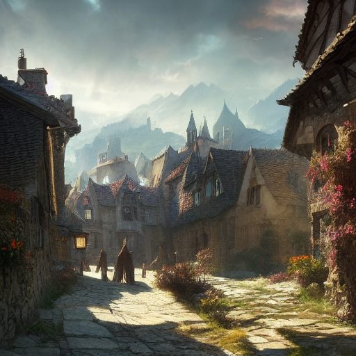 Stable Diffusion prompt: """a beautiful dark fantasy medi...