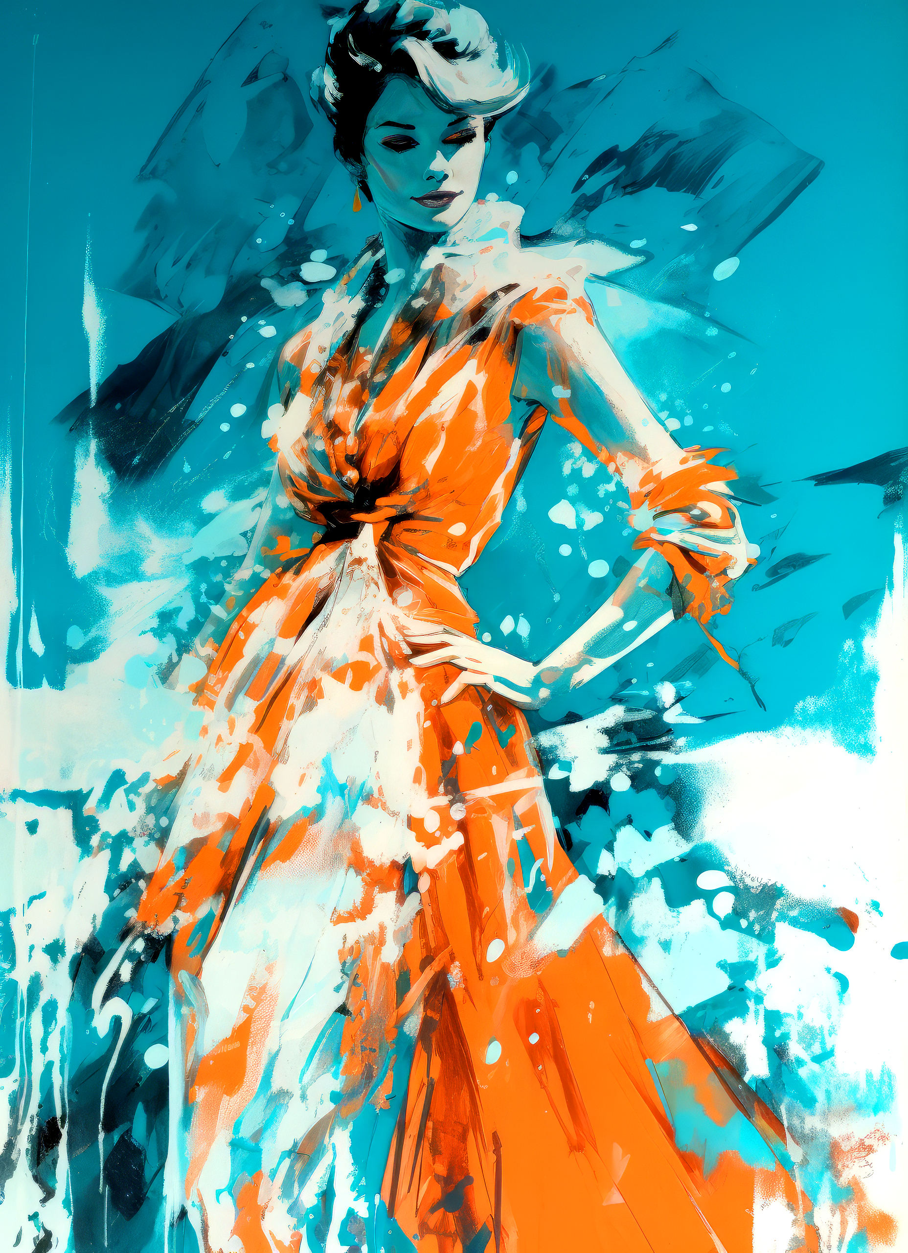 AI generated: Jean-gabriel domergue (Midjourney - Fashion)