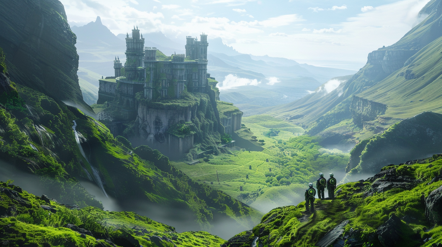 AI generated: Forgotten city (Midjourney - Landscapes)