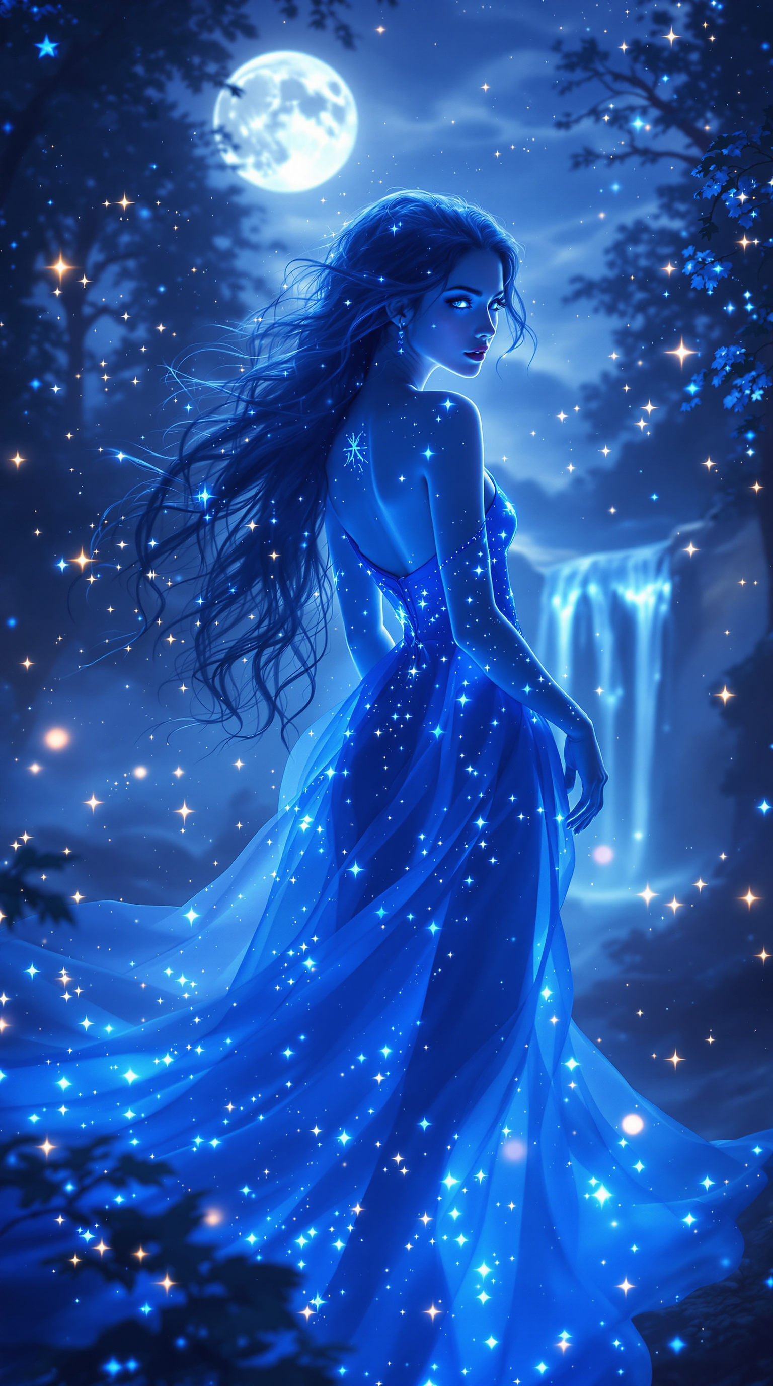 AI generated: FLUX prompt: A breathtakingly enchanting woman stands bathed in... (FLUX - Portraits)