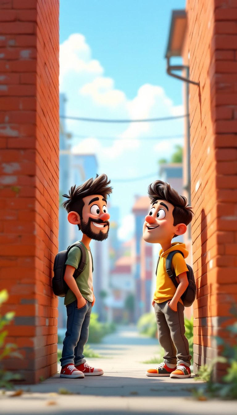 FLUX prompt: A 3D-rendered cartoon-style illustration showing t... - FLUX