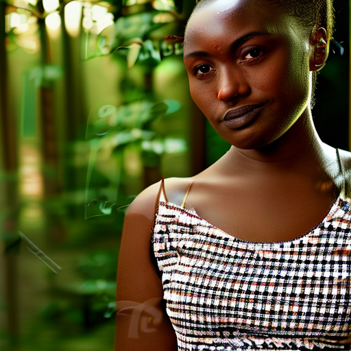 Stable Diffusion prompt: One gorgeous young african woman...