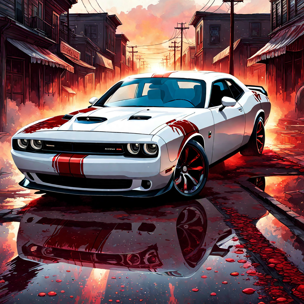 AI generated: "The White Demon" (Stable Diffusion - Concept Art)