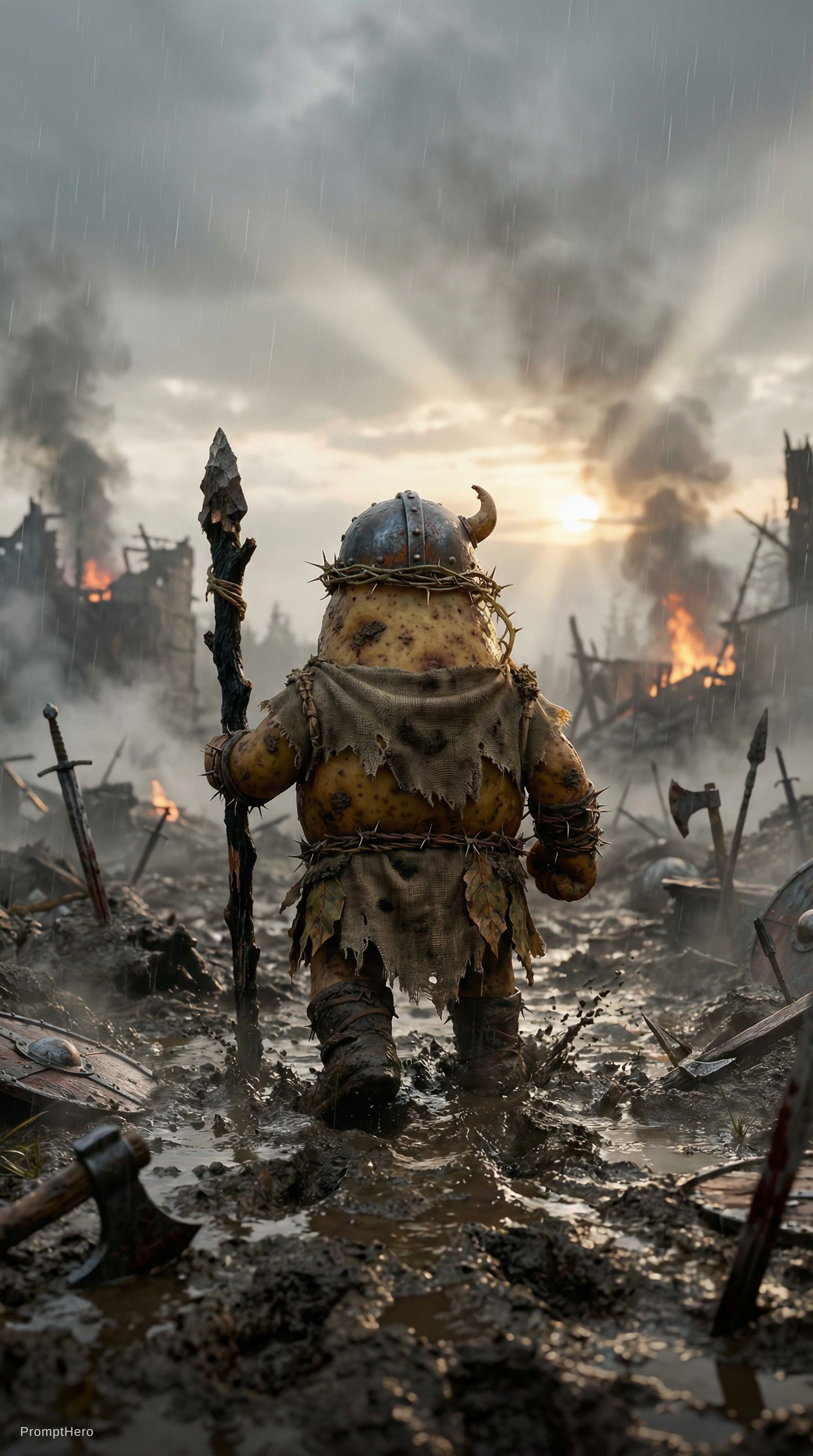 Nano Banana prompt: Over shoulder cinematic shot from beh...