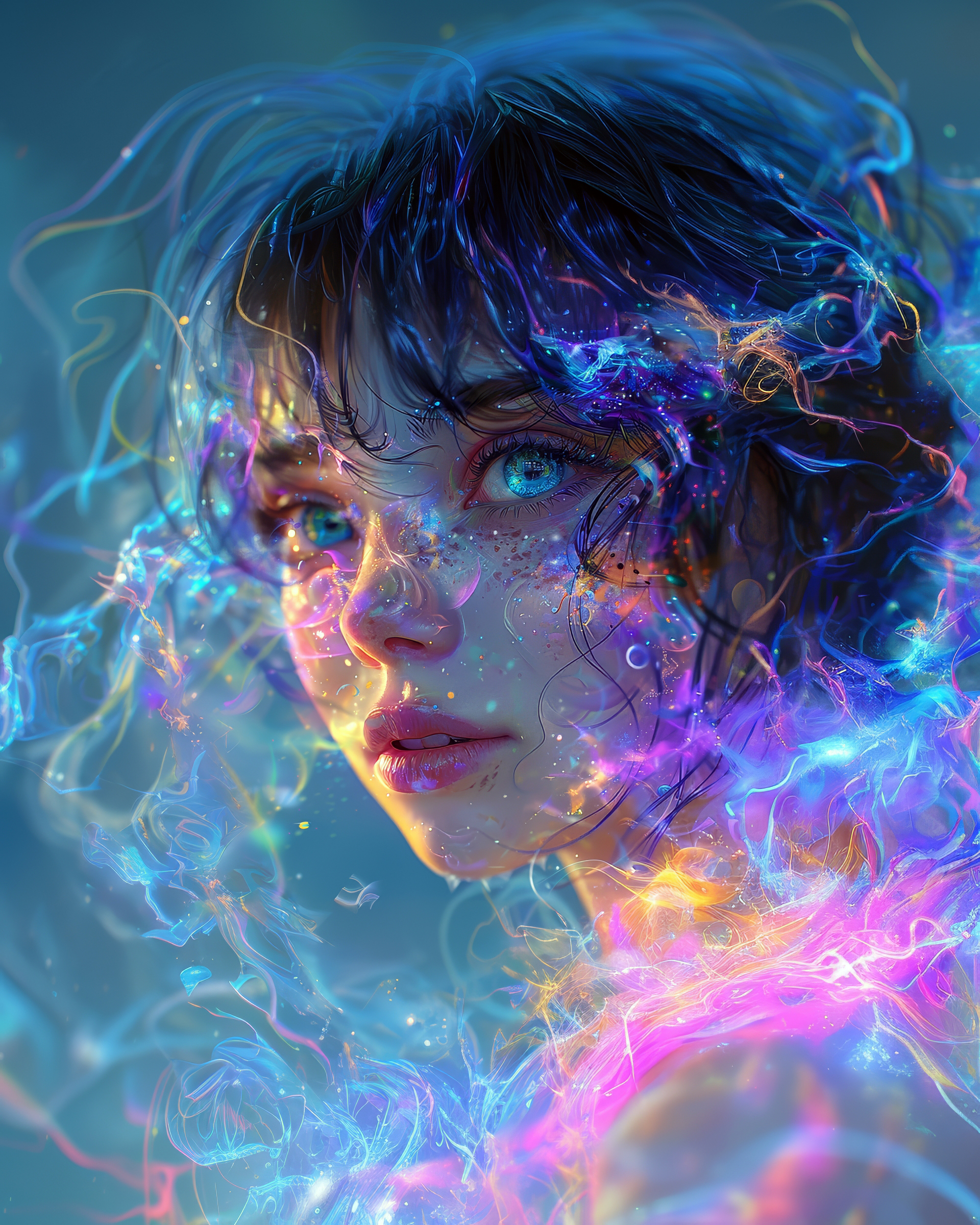 AI generated: Mesmerizing and intricate (Midjourney - Portraits)