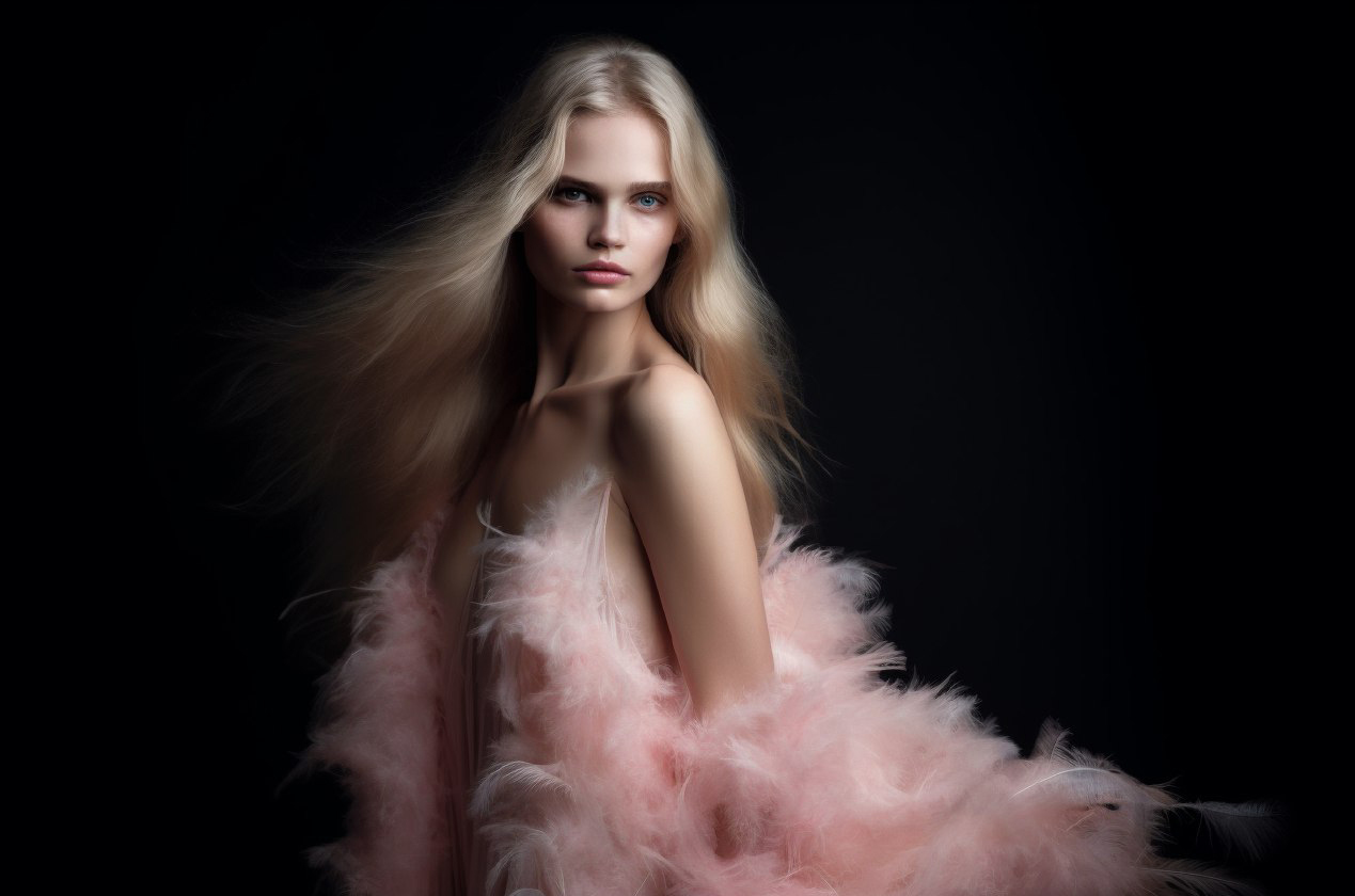 Midjourney prompt: photo of ((( single beautiful slavic long hair mod... - Midjourney