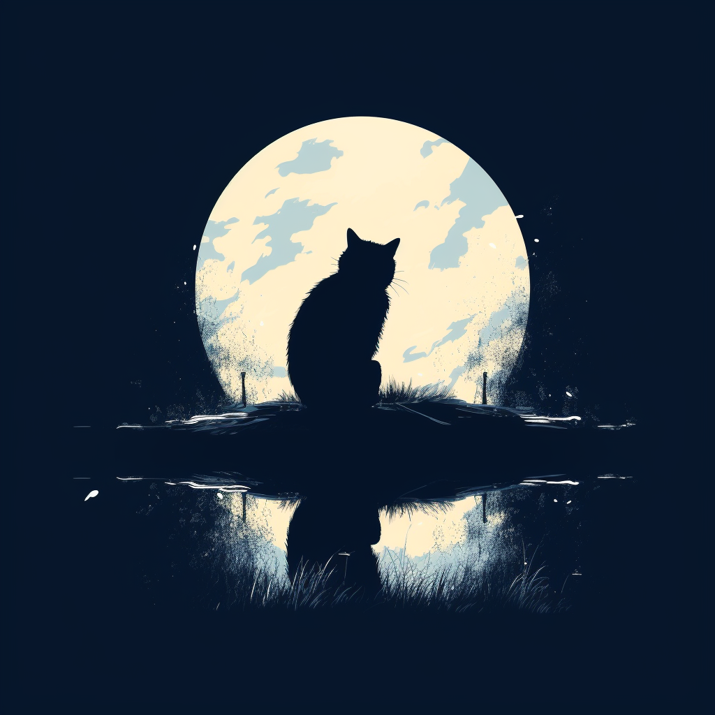 AI generated: Midjourney prompt: A minimalist tshirt design, surreal aesthetic, a s... (Midjourney - Portraits)