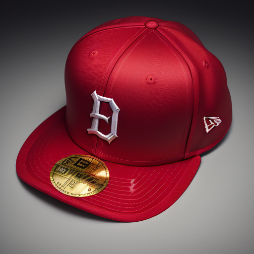 AI generated: DreamShaper prompt: High resolution apparel photography, red New Era b... (DreamShaper - Photography)