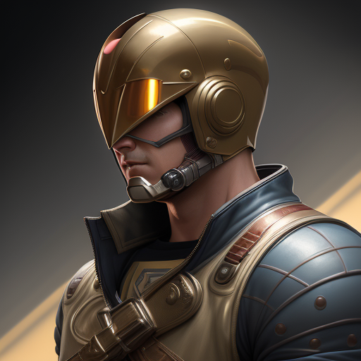 صورة مولدة بالذكاء الاصطناعي: DreamShaper prompt: male, superhero, no symbol, Rocketeer outfit from... (نموذج DreamShaper - أزياء وموضة)