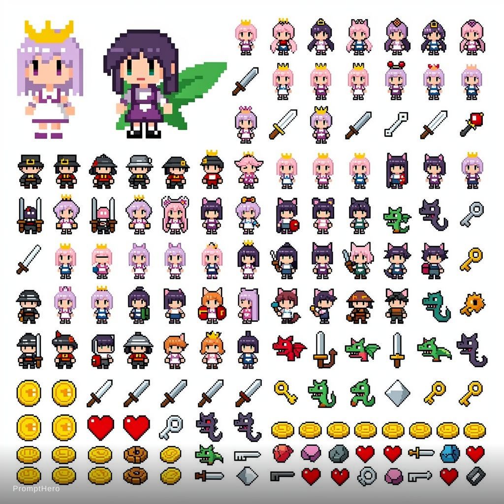 FLUX prompt: Core Style: Ultra-low resolution, minimalist...