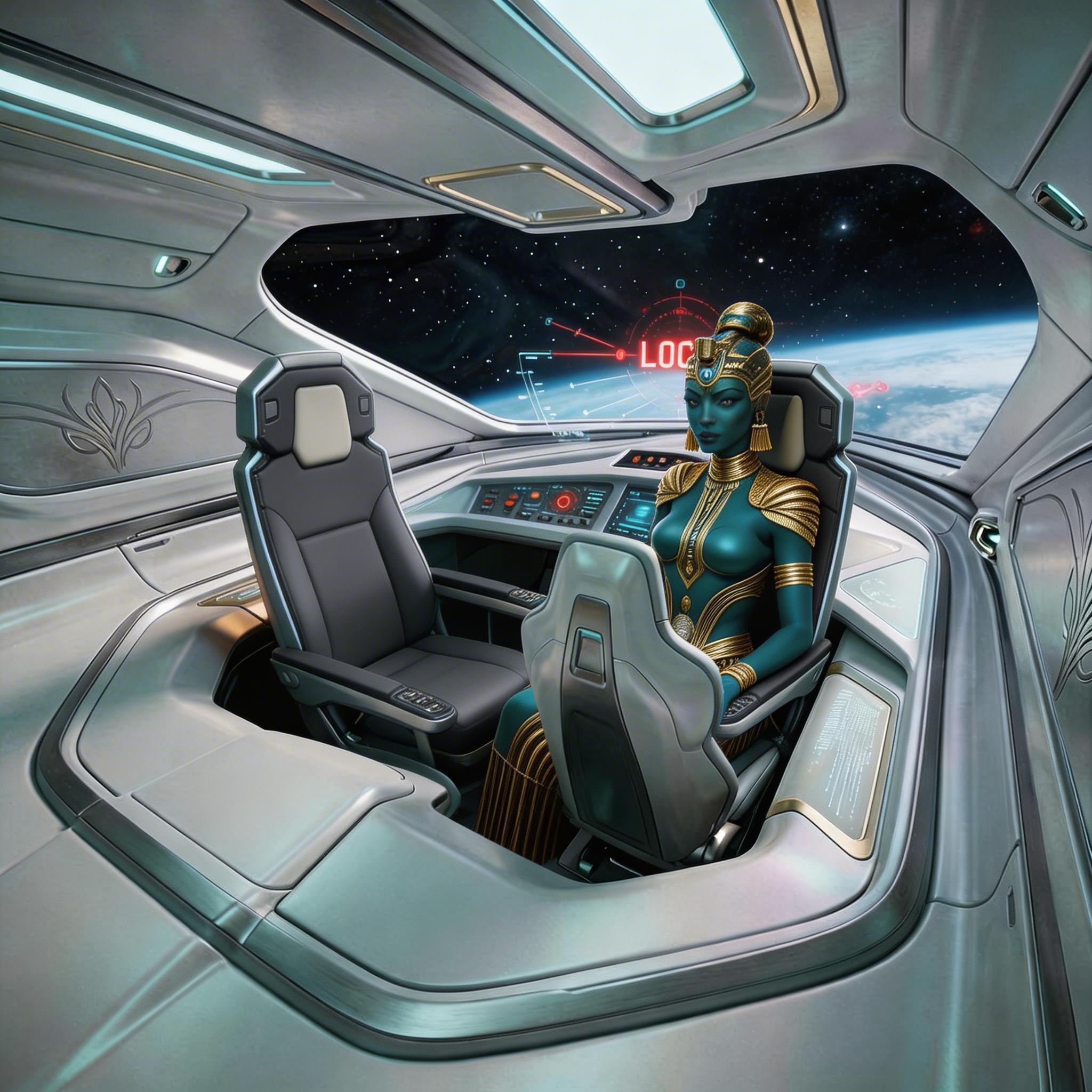 AI generated: Seedream 5 prompt: Place the character in the right pilot seat, not t... (Seedream 5 - Concept Art)