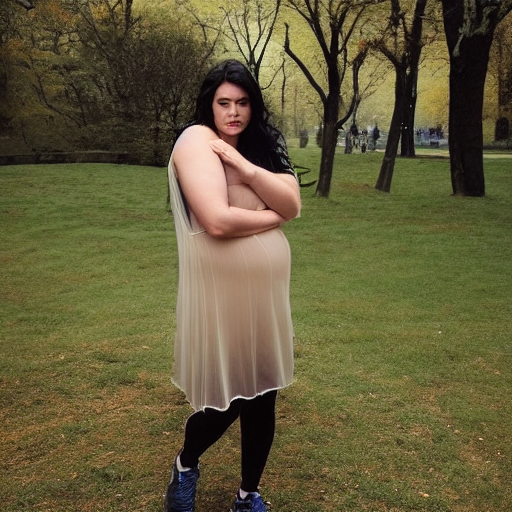 Stable Diffusion prompt: A curvy athletic female model in...