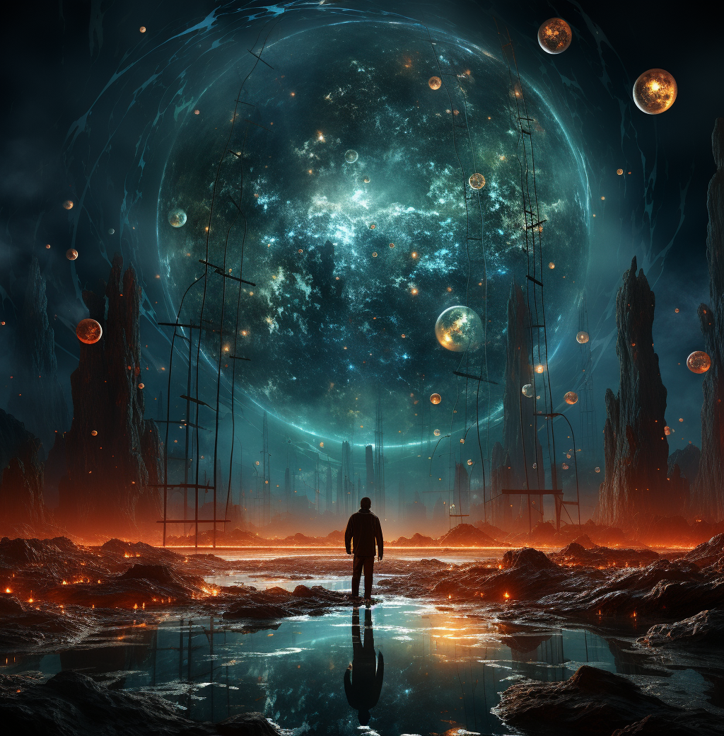 Midjourney prompt: the orion nebula can be found in the observable un... - Midjourney