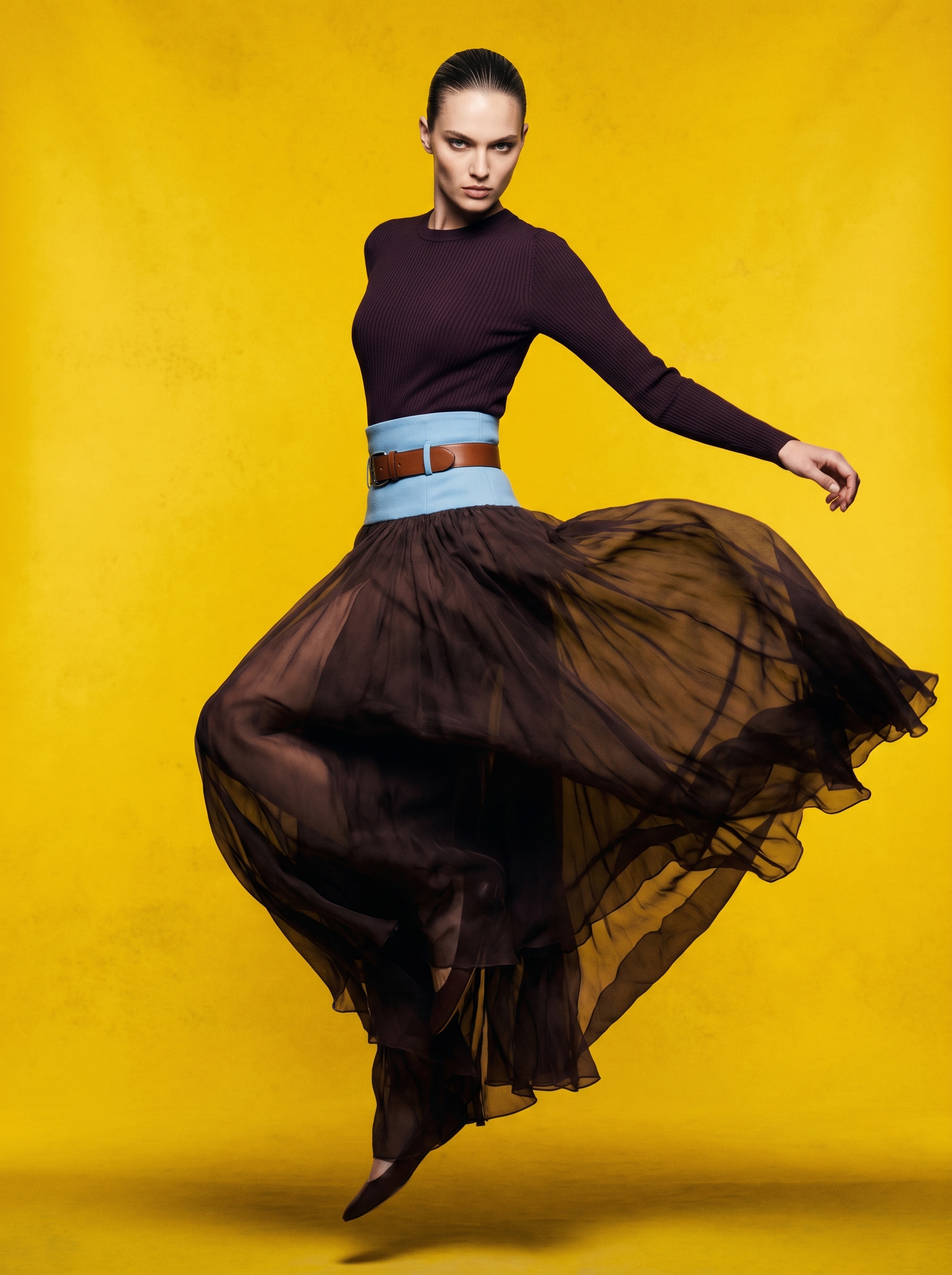 AI generated: FLUX prompt: (Nano Banana Pro) High-fashion editorial portrait,... (FLUX - Fashion)