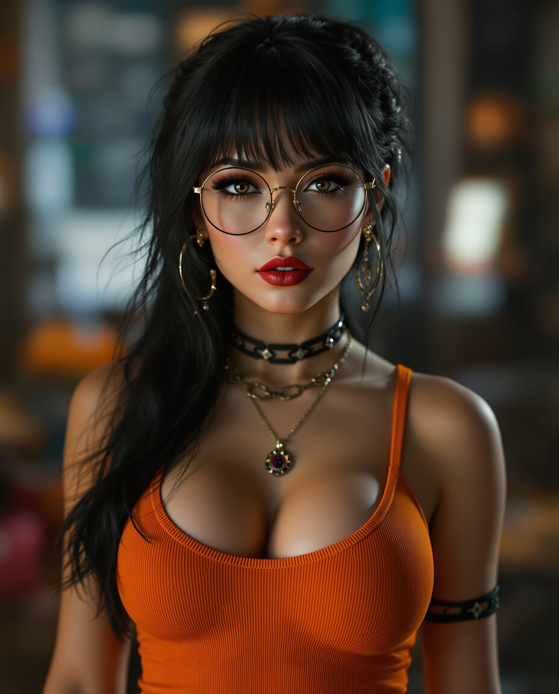 FLUX prompt: Photo of a ultra realistic of velma from scooby-do... - FLUX
