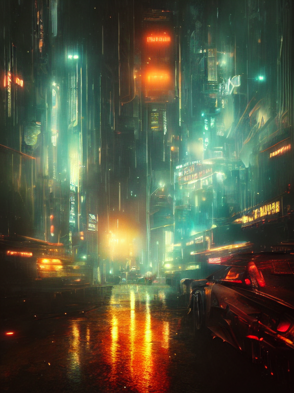 Stable Diffusion prompt: portrait art of blade runner 8 k...