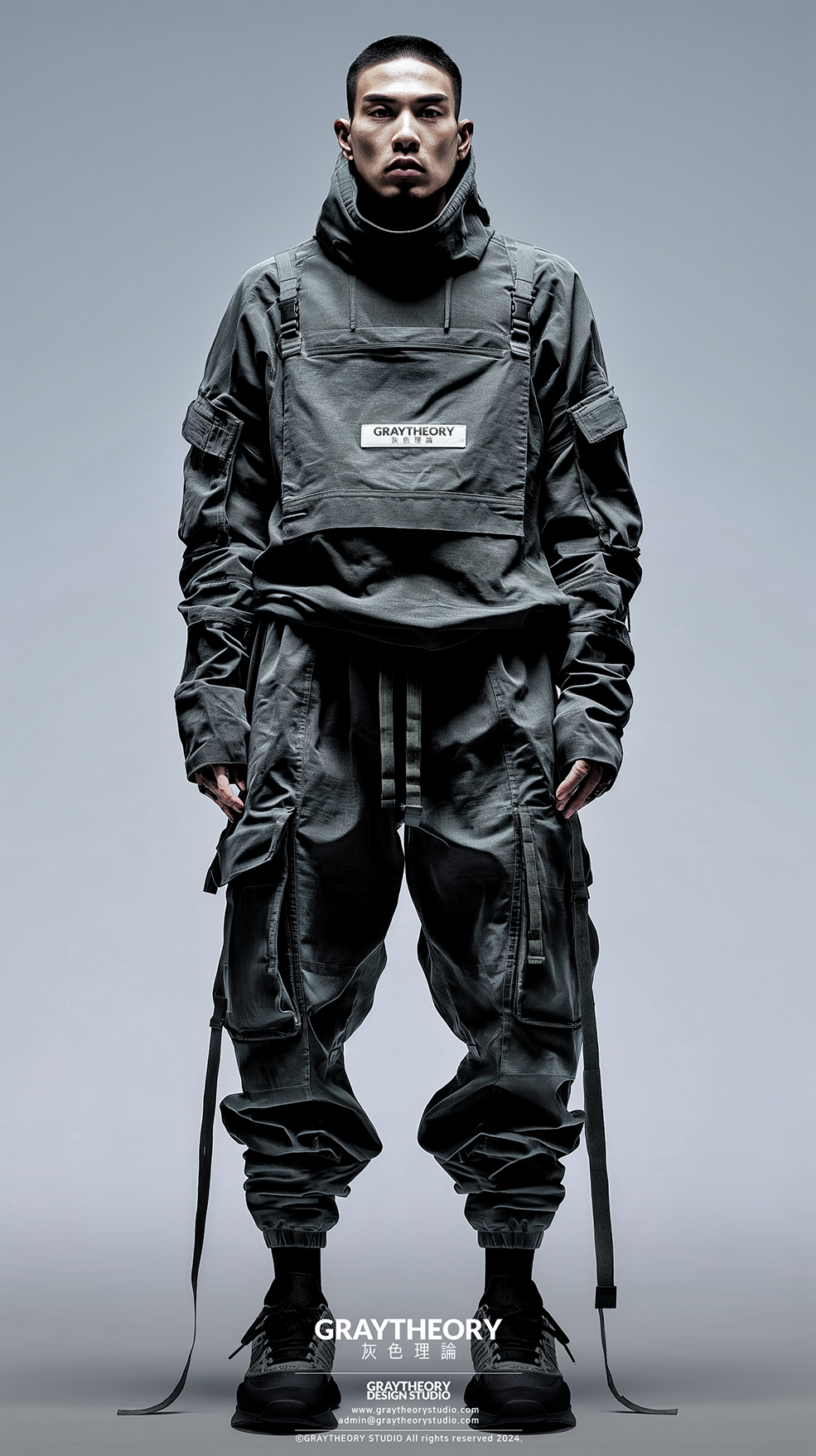 AI generated: Graytheory model (Midjourney - Fashion)