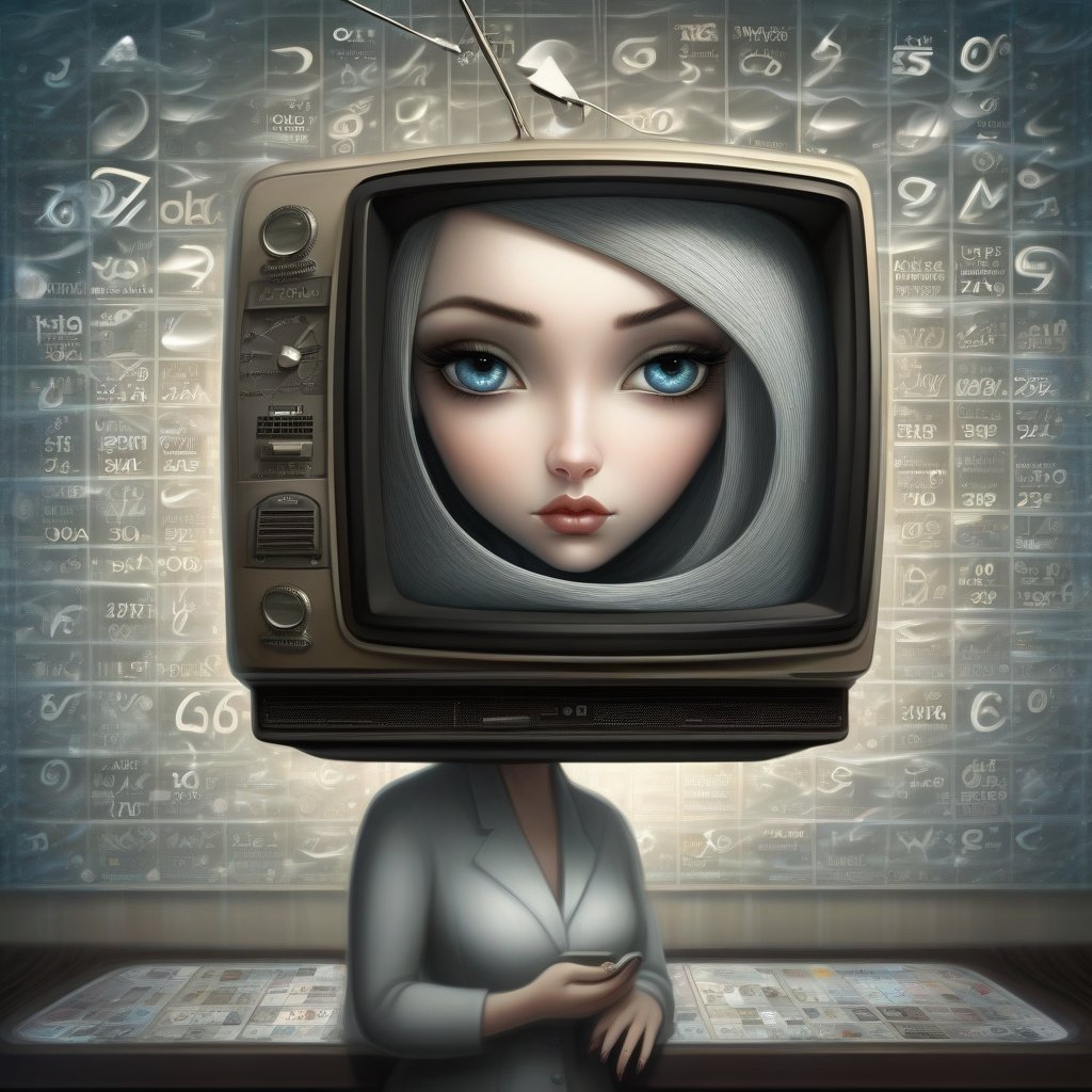 AI generated: The Weather Girl (Stable Diffusion - Portraits)