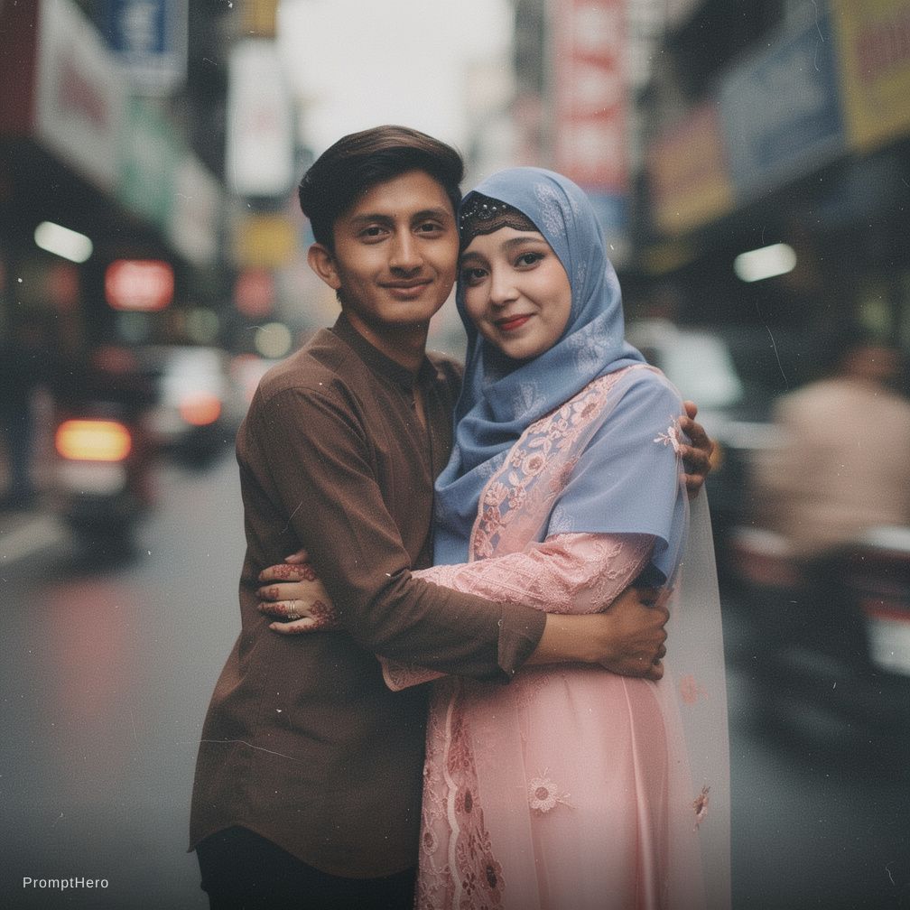 Hero prompt: high resolution photography, candid shot, couple, ...