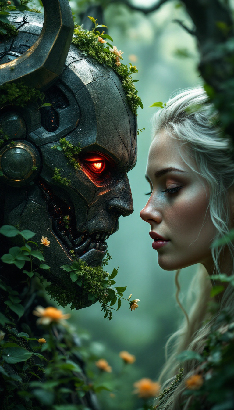 AI generated: FLUX prompt: A visually striking, hyperrealistic portrayal in 8... (FLUX - Landscapes)