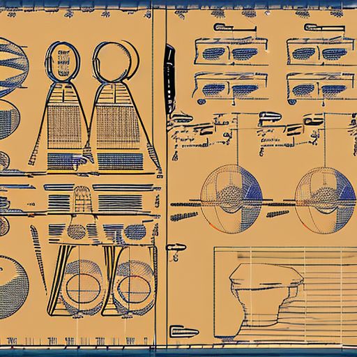 Stable Diffusion prompt: blueprint of an extraterrestrial...