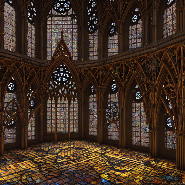 Stable Diffusion prompt: celestial cathedral atrium, hang...