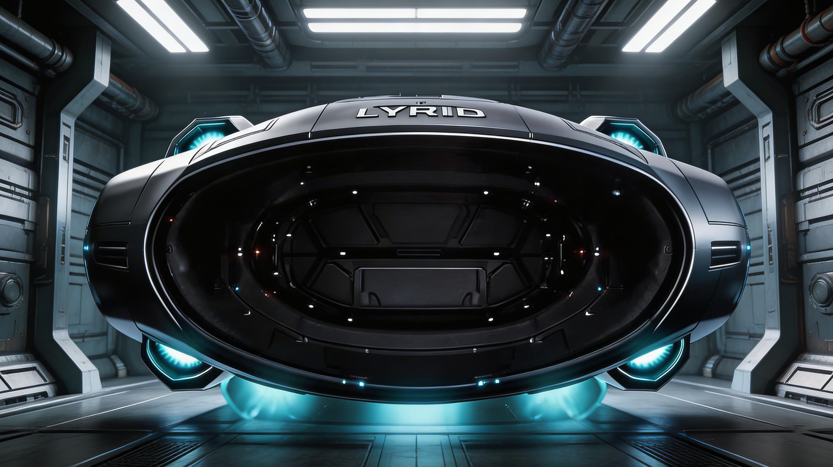 صورة مولدة بالذكاء الاصطناعي: Seedream 5 prompt: Put the ship in an alien landing bay. (نموذج Seedream 5 - فن مفاهيمي)