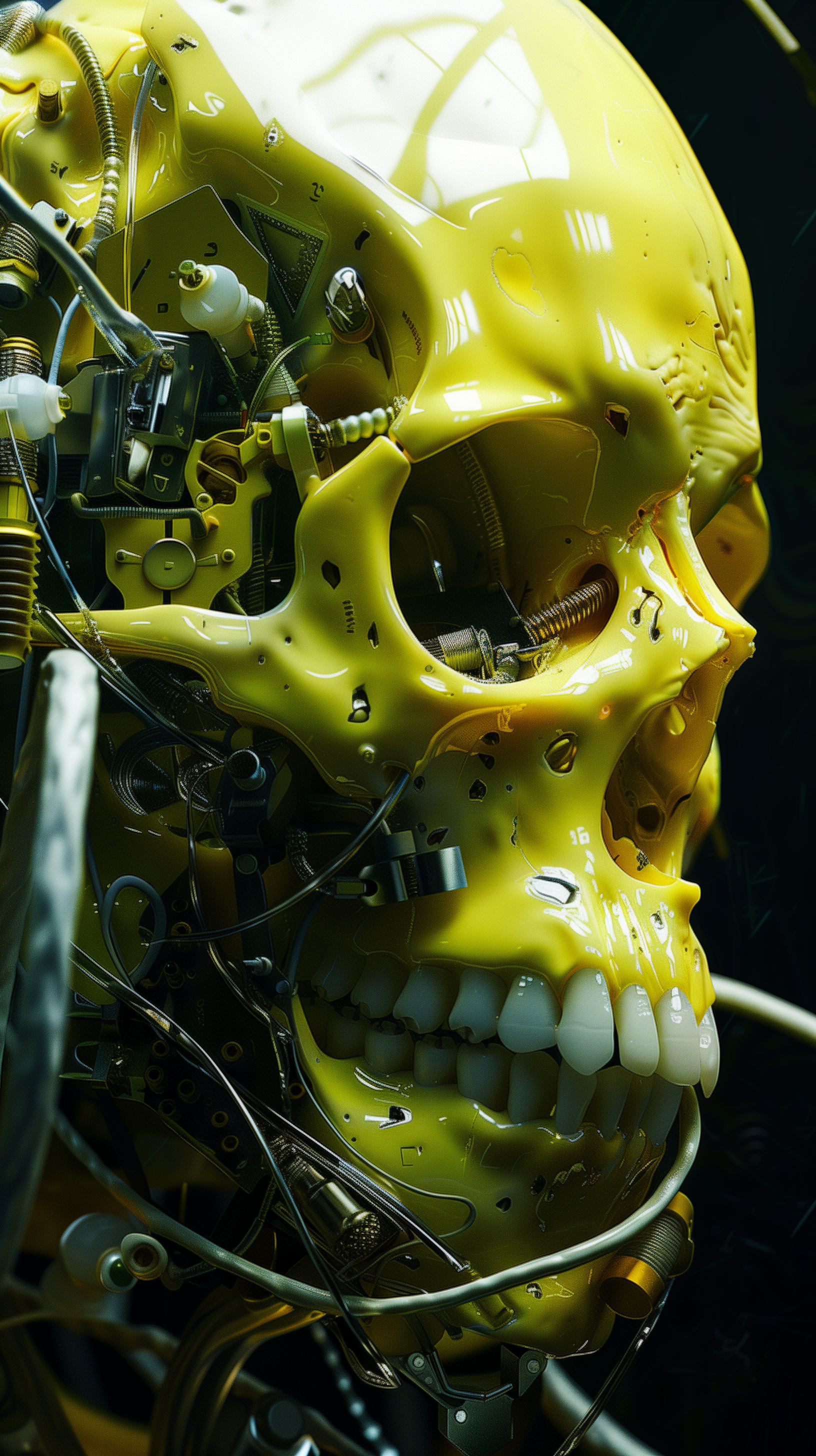 AI generated: Midjourney prompt: highly detailed image of a yellow fluorescence col... (Midjourney - 3d Renders)