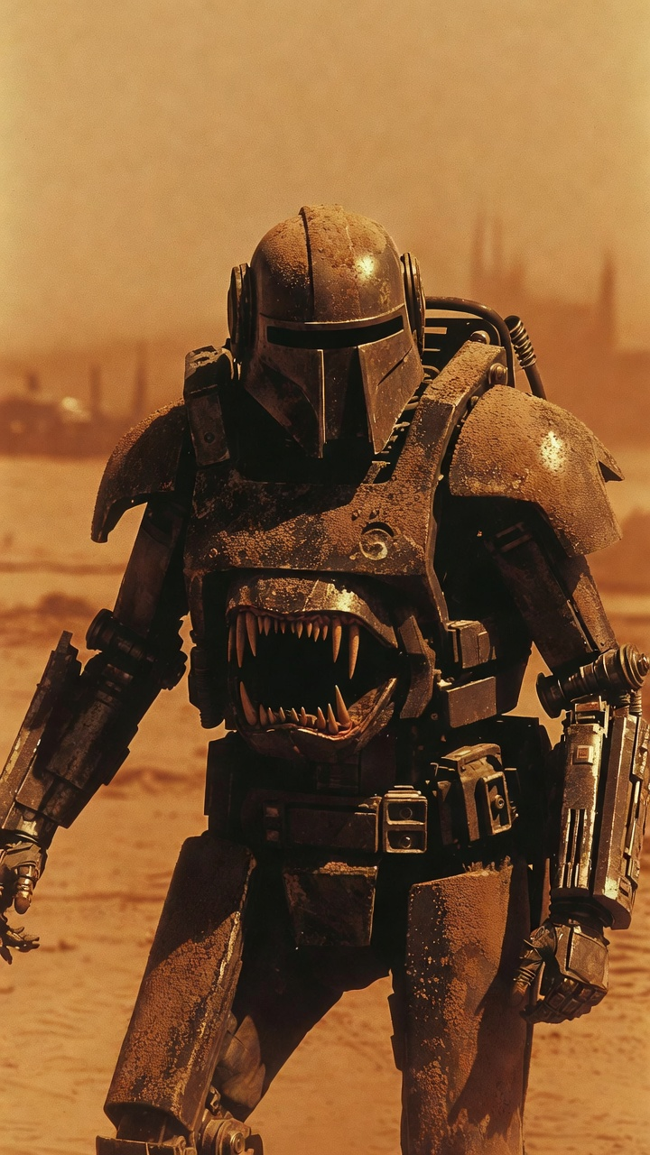 A cinematic wide shot of a lone warrior in a desol... - PromptHero