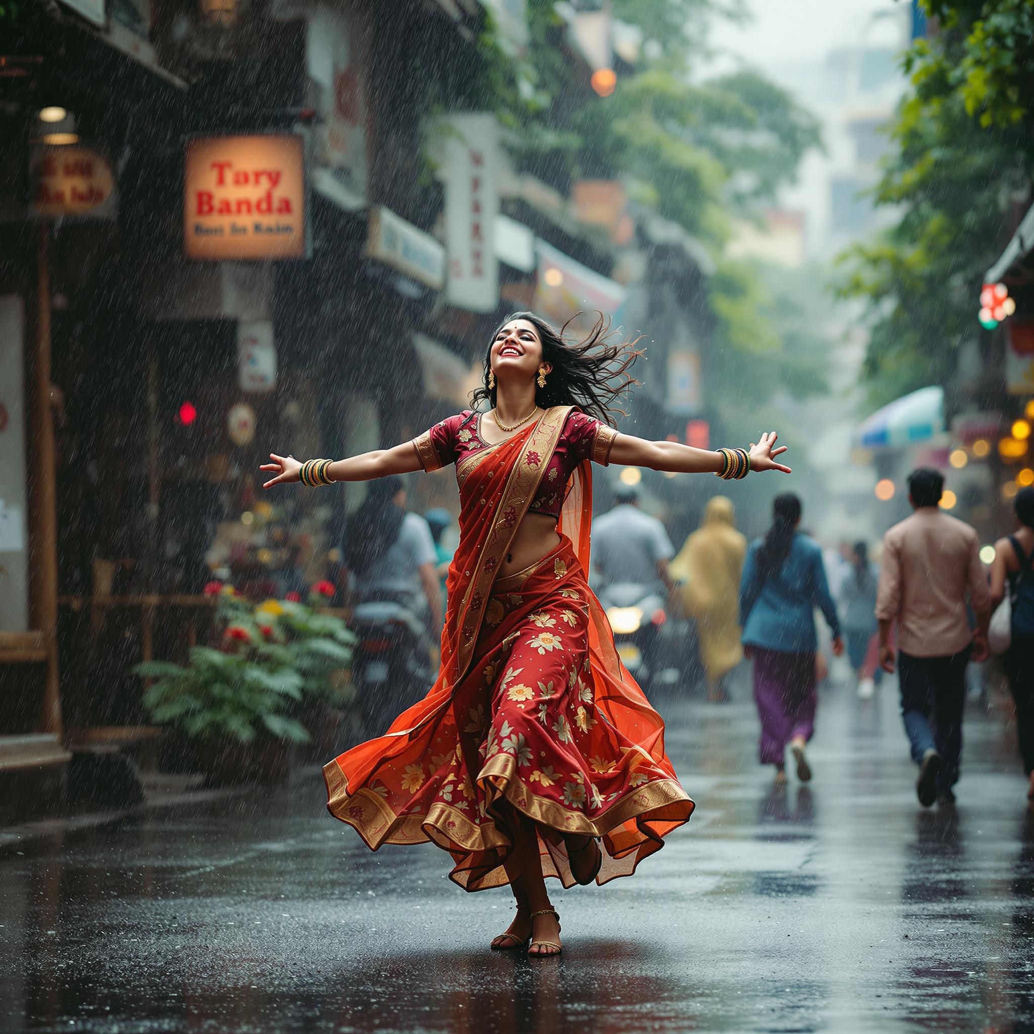 صورة مولدة بالذكاء الاصطناعي: FLUX prompt: An image depicting the metaphor of life as Indian ... (نموذج FLUX - صور شخصية)