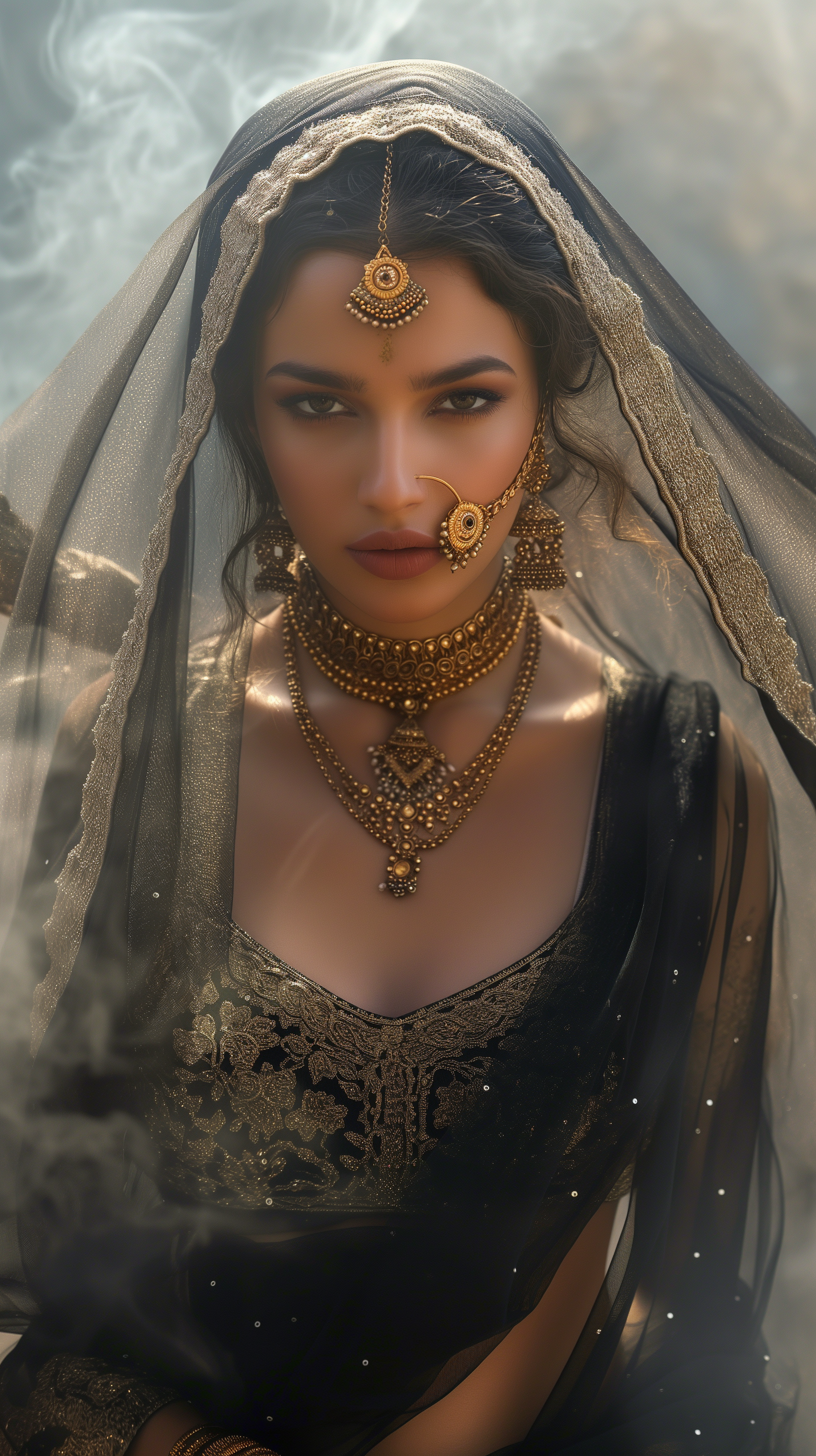 AI generated: Midjourney prompt: bollywood actress sari shalilova hot hd wallpaper ... (Midjourney - Portraits)