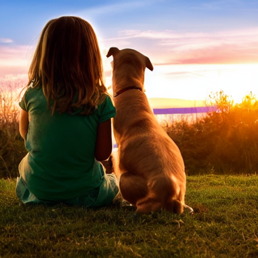 Stable Diffusion prompt: Best Buddies!Dog and child from ...